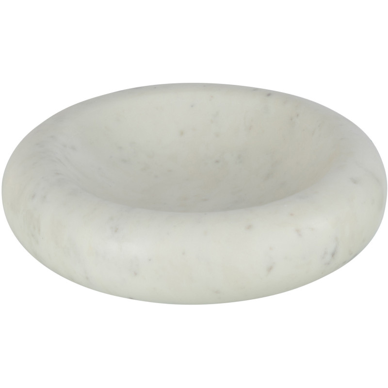 Vide-poches 30 cm en Marbre Blanc Tasoz - 1