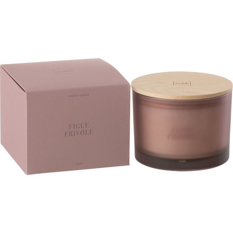 Bougie parfumée Senteur Fruitée Figue Frivole 28 heures Accords Essentiels - 2