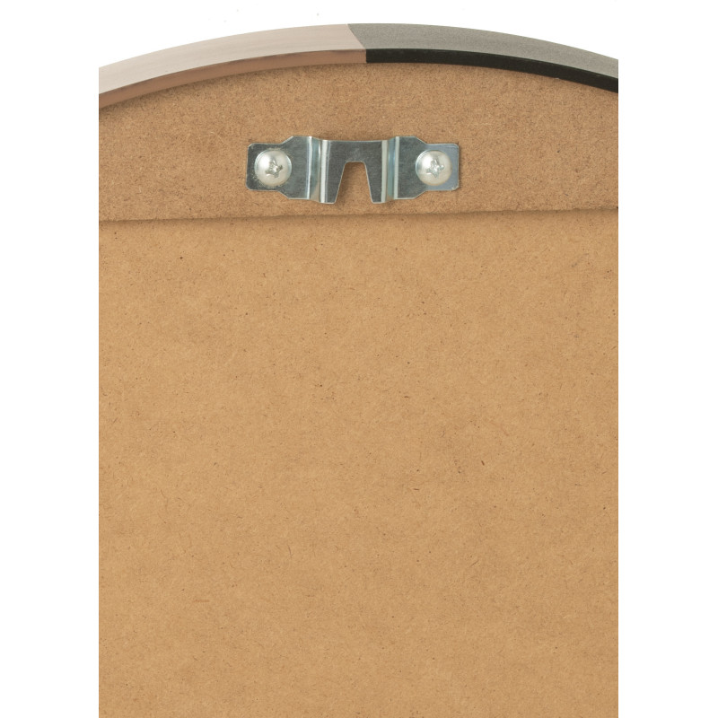 Miroir Mural Rond Jareth en Métal Noir - 3