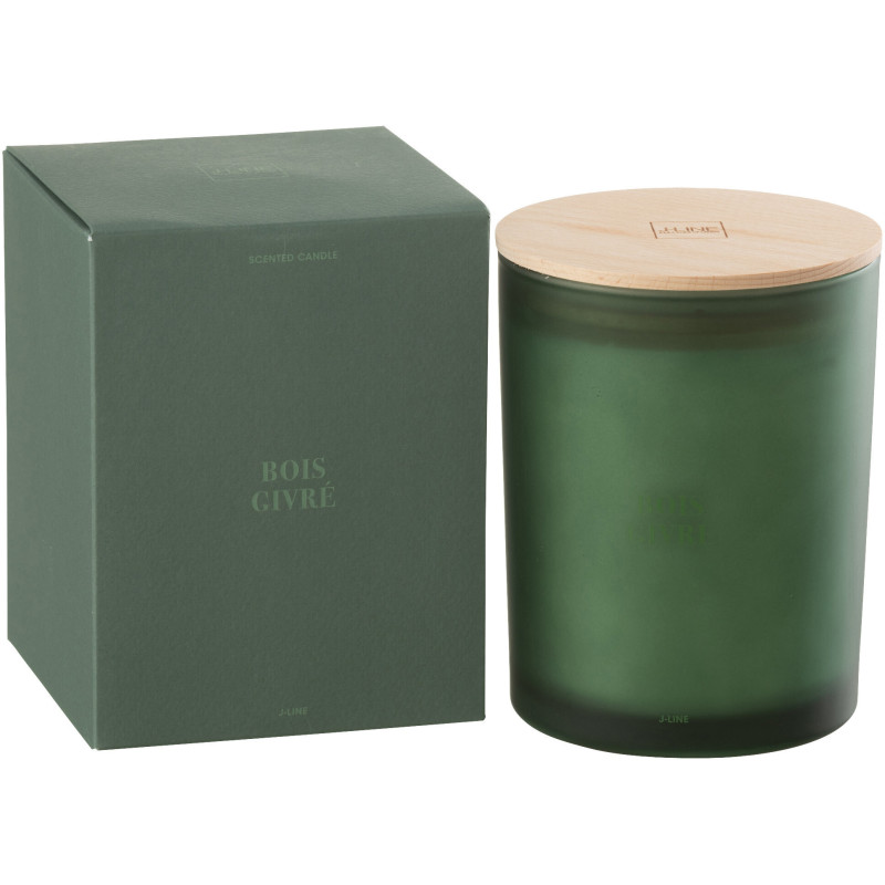 Bougie parfumée XL Senteur Boisée Bois Givré 52 heures Accords Essentiels - 2