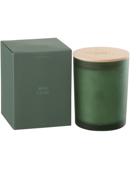 Bougie parfumée XL Senteur Boisée Bois Givré 52 heures Accords Essentiels - 2