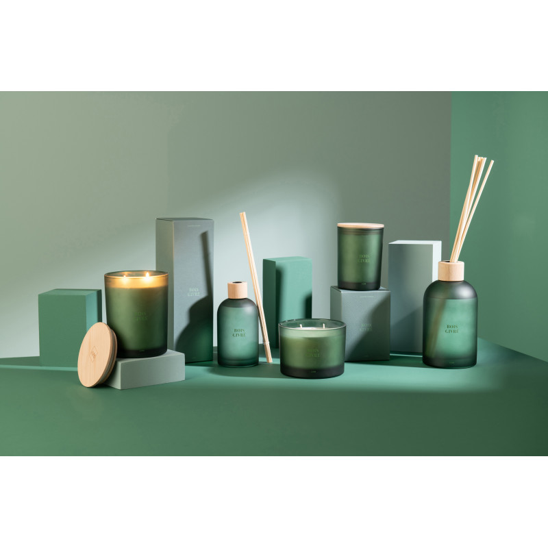 Bougie parfumée XL Senteur Boisée Bois Givré 52 heures Accords Essentiels - 4