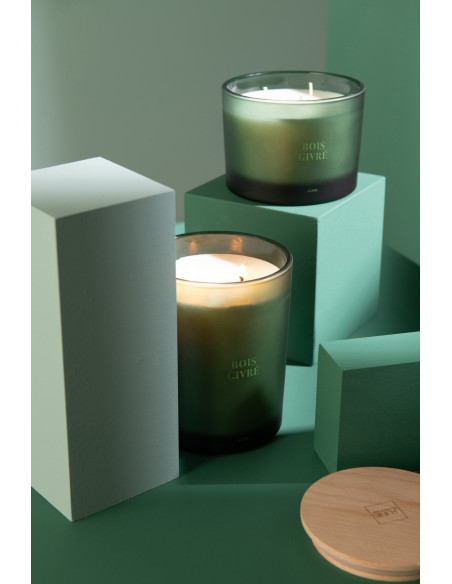 Bougie parfumée XL Senteur Boisée Bois Givré 52 heures Accords Essentiels - 6