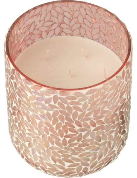 Bougie parfumée XL Senteur Florale Tender Rose 120 heures Chiara - 2