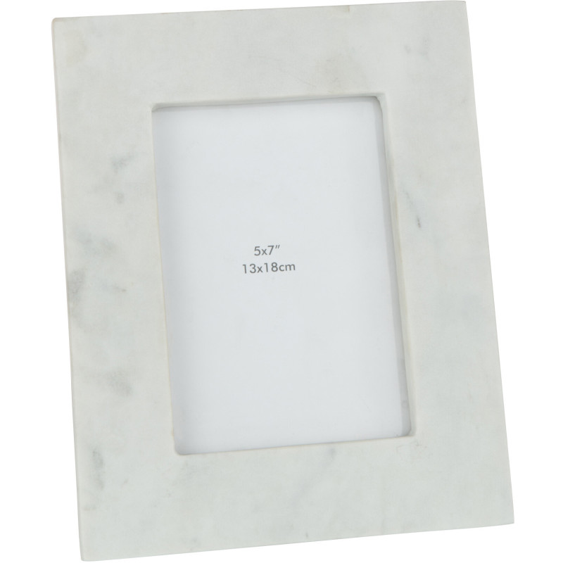 Cadre photo en Marbre Blanc pour photo 13x18 cm Tasoz - 1