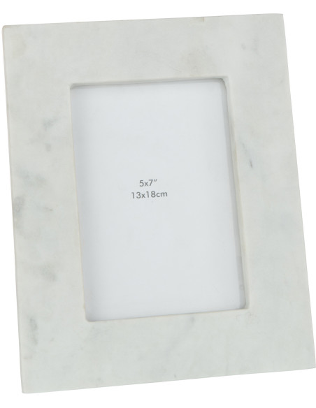 Cadre photo en Marbre Blanc pour photo 13x18 cm Tasoz - 1