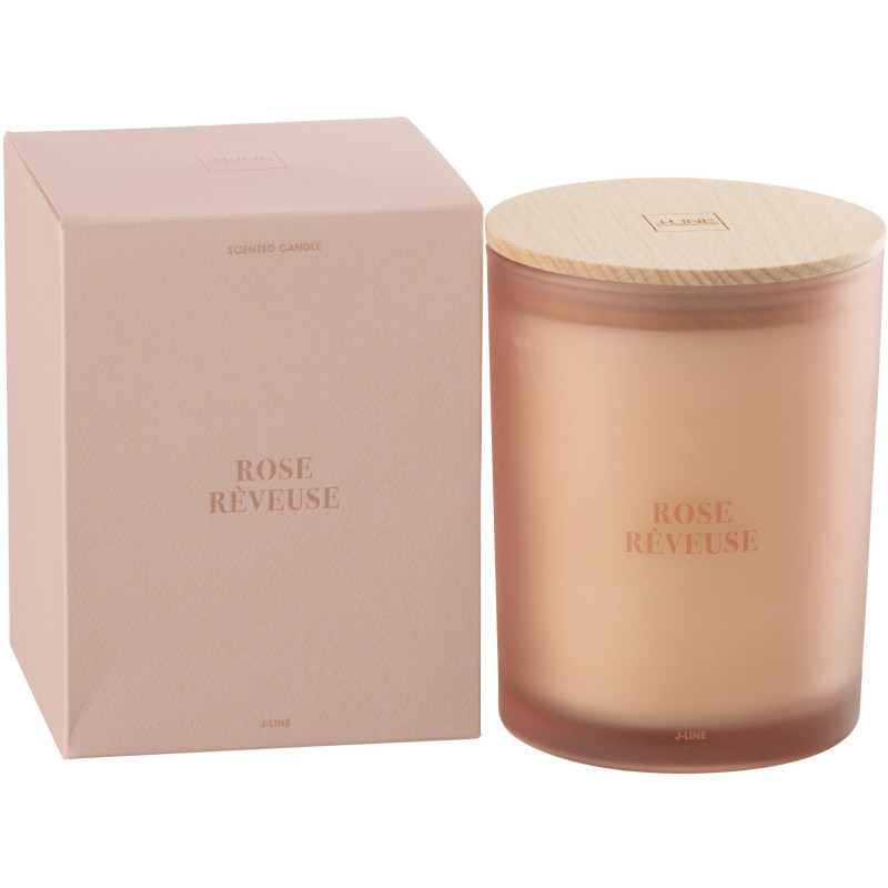 Bougie parfumée XL Senteur Fruitée Rose Rêveuse 52 heures Accords Essentiels - 2