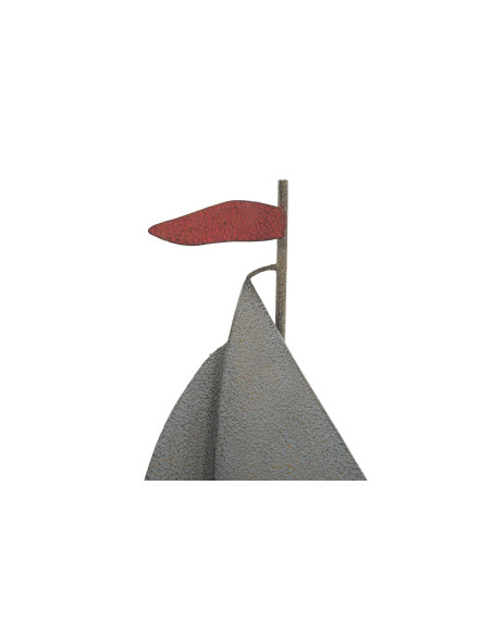 Grande déco murale Voiliers 119x51 en Métal Multicolore Sea 