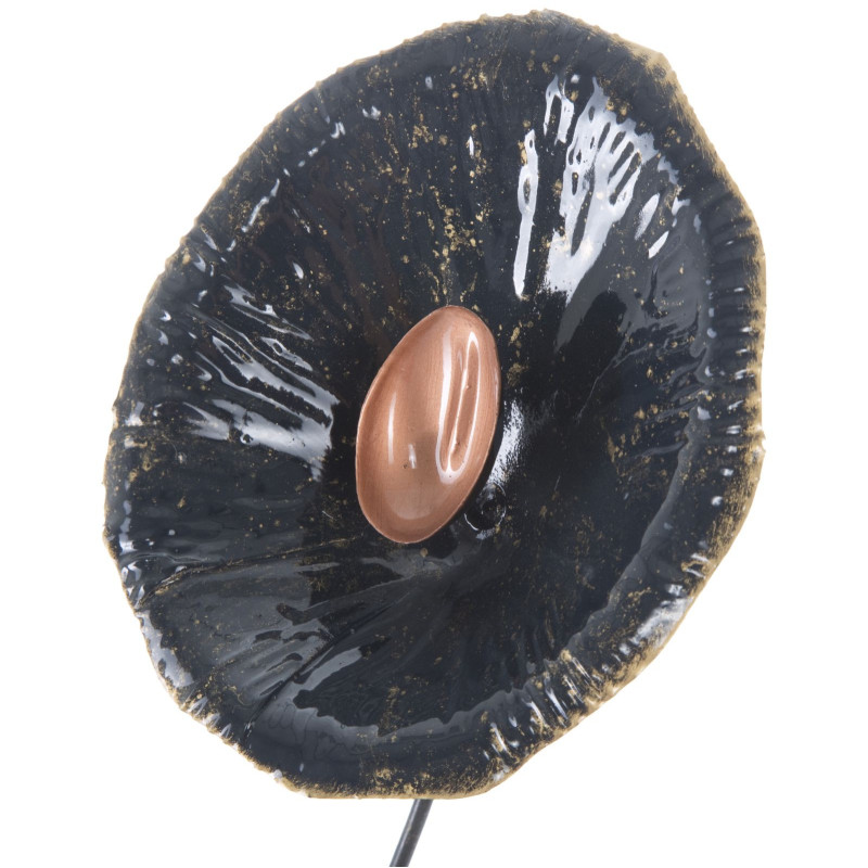 Grande déco murale Fleurs abstraites 157x66 en Métal Multicolore Grid 