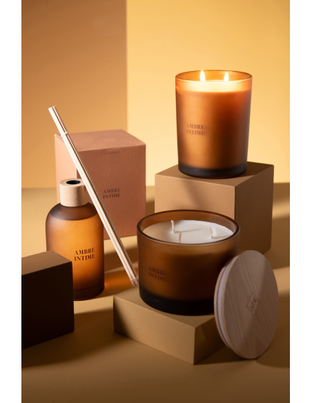 Diffuseur de parfum Senteur Boisée Ambre intime 250 ml Accords Essentiels - 5