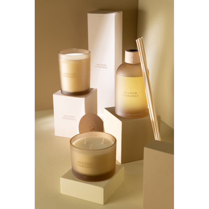 Bougie parfumée Senteur Fruitée Oranger Ensoleillé 38 heures Accords Essentiels - 6