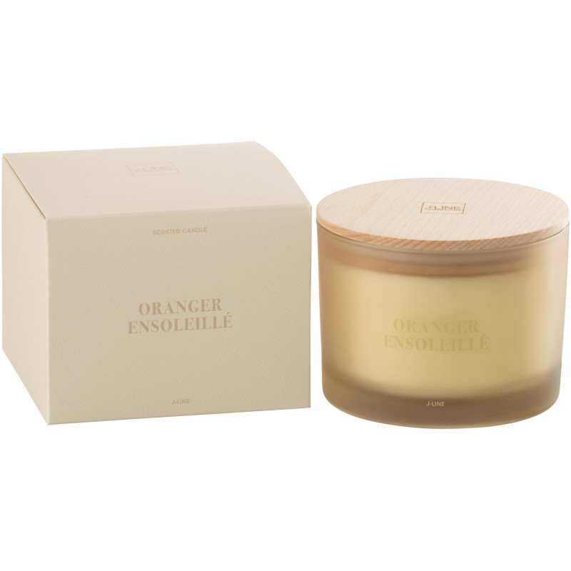 Bougie parfumée Senteur Fruitée Oranger Ensoleillé 28 heures Accords Essentiels - 2
