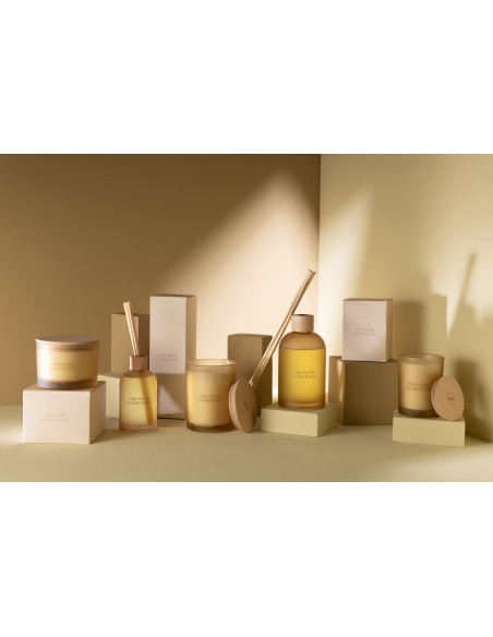 Bougie parfumée Senteur Fruitée Oranger Ensoleillé 28 heures Accords Essentiels - 4