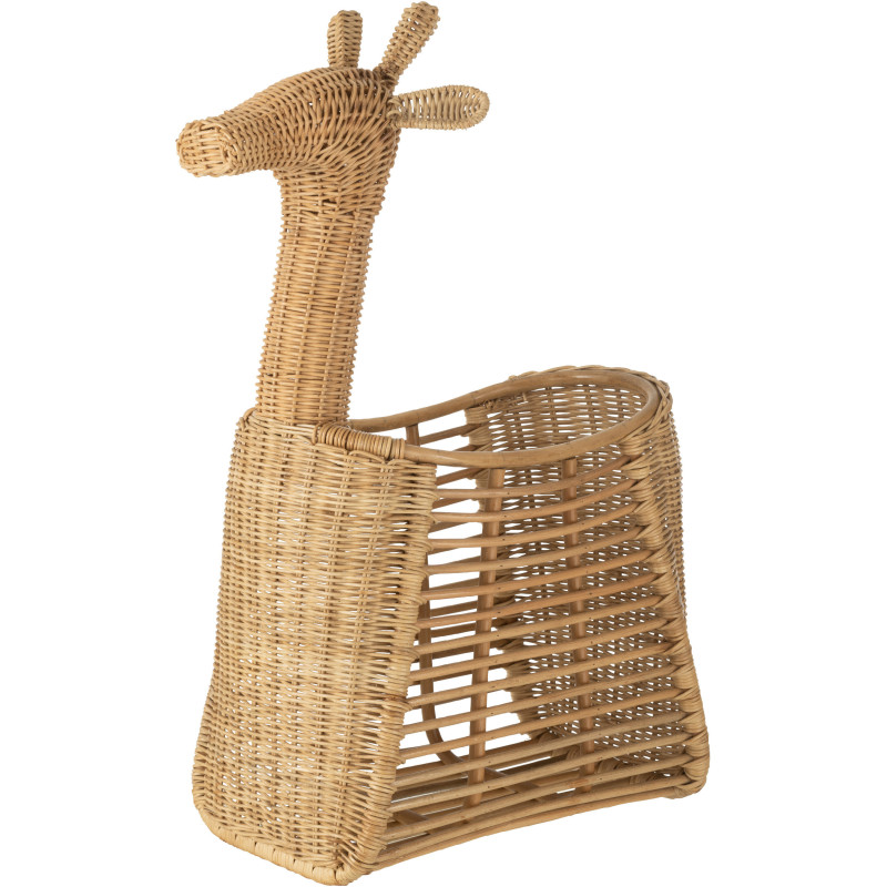 Panier de rangement Girafe en Rotin Naturel Taffy - 1