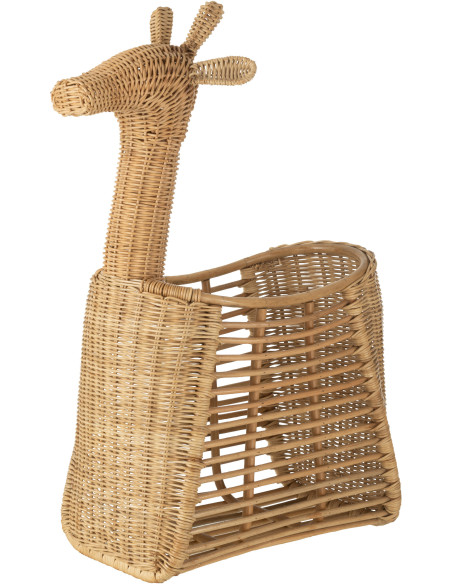 Panier de rangement Girafe en Rotin Naturel Taffy - 1