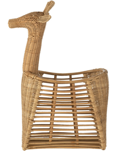 Panier de rangement Girafe en Rotin Naturel Taffy - 2