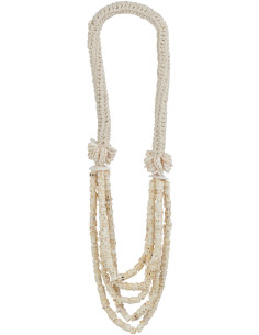 Décoration murale à suspendre Collier Hauteur 32 cm en Coquillage Naturel Alicea - 1