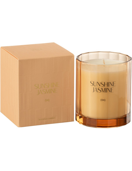 Bougie parfumée Senteur Florale Sunshine Jasmine 30 heures Pleasure - 1