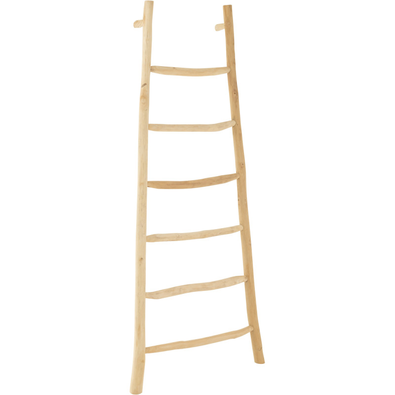 Porte-serviettes Échelle 6 niveaux Hauteur 185 cm en Teck Naturel Ardyce - 1