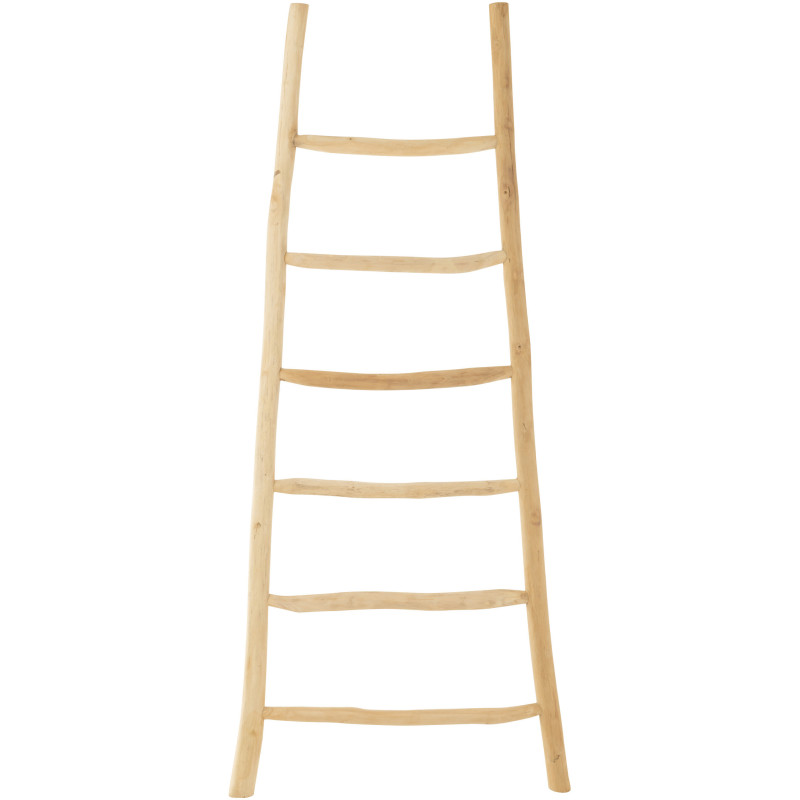 Porte-serviettes Échelle 6 niveaux Hauteur 185 cm en Teck Naturel Ardyce - 2