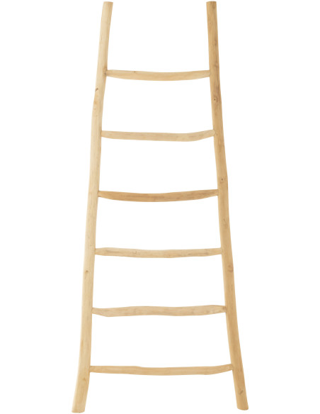 Porte-serviettes Échelle 6 niveaux Hauteur 185 cm en Teck Naturel Ardyce - 2