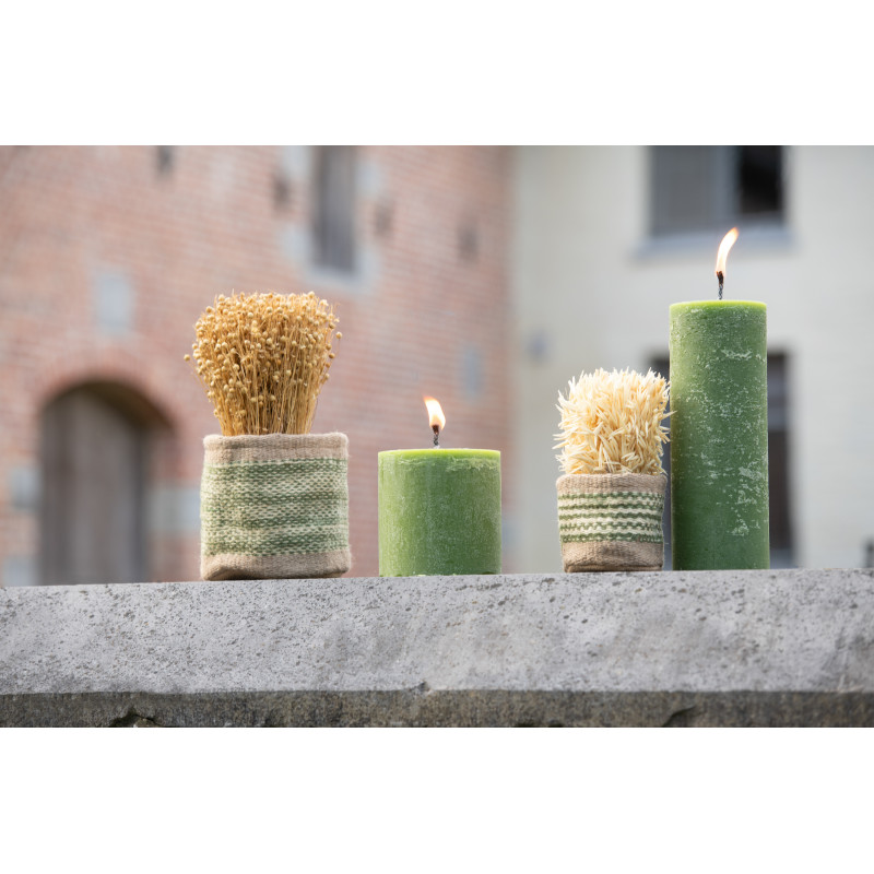 Cache-pot Rond en Jute Naturel Vert Kyler (Lot de 2) - 2