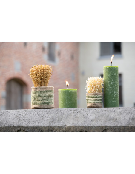 Cache-pot Rond en Jute Naturel Vert Kyler (Lot de 2) - 2