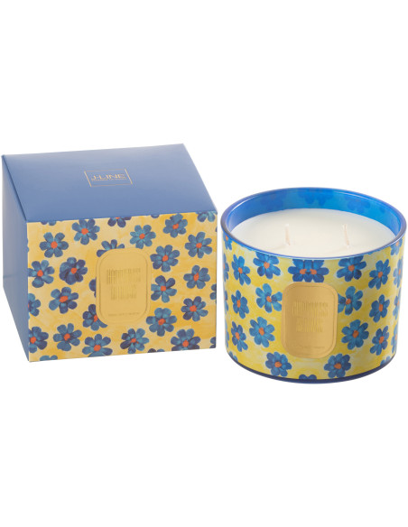 Bougie parfumée Senteur Florale White Musk Violet 30 heures Happiness Blooms - 2