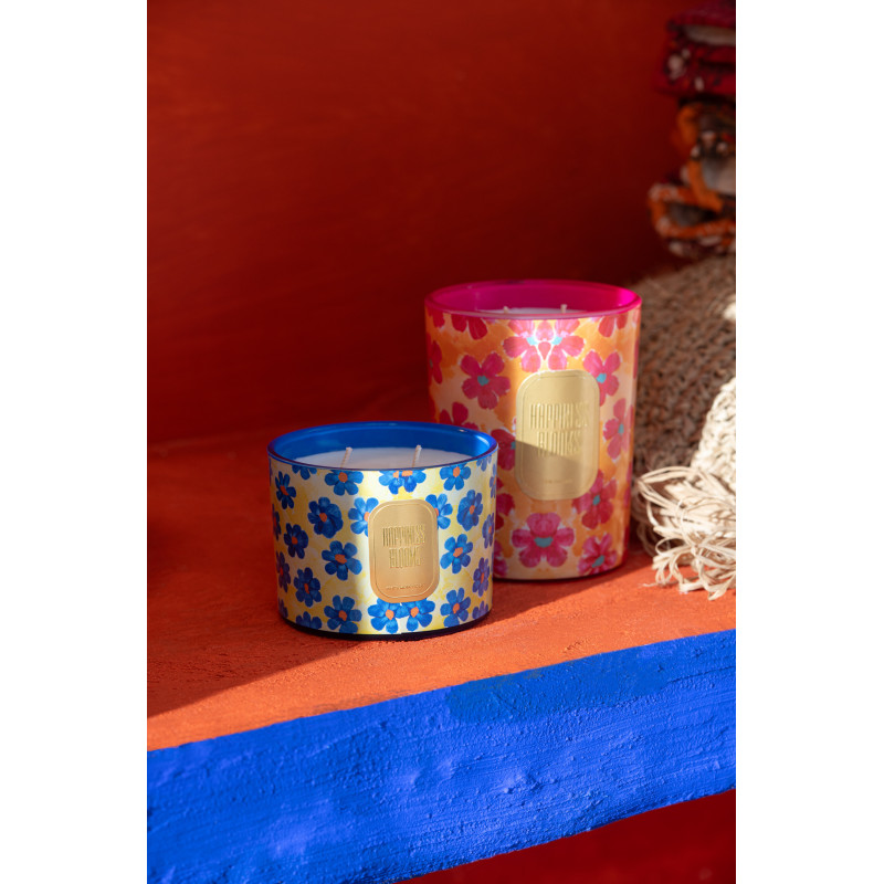 Bougie parfumée Senteur Florale White Musk Violet 30 heures Happiness Blooms - 3