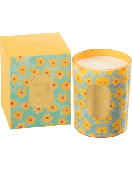 Bougie parfumée XL Senteur Florale Ylang Ylang 70 heures Happiness Blooms - 2