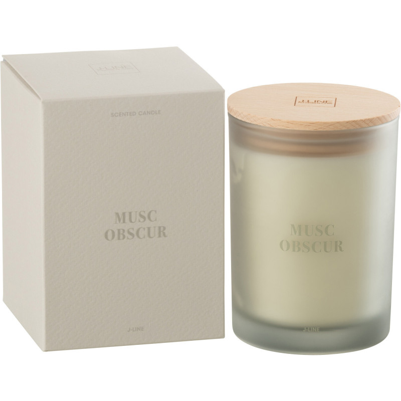 Bougie parfumée Senteur Boisée Musc Obscur 38 heures Accords Essentiels - 2