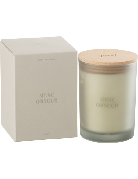 Bougie parfumée Senteur Boisée Musc Obscur 38 heures Accords Essentiels - 2