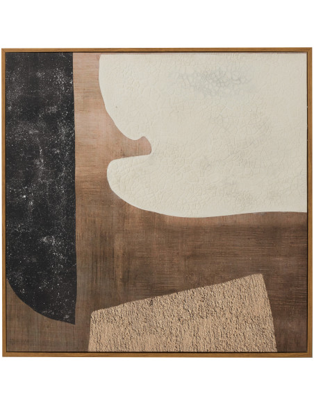 Toile murale carrée motifs abstraits 79 cm - 1