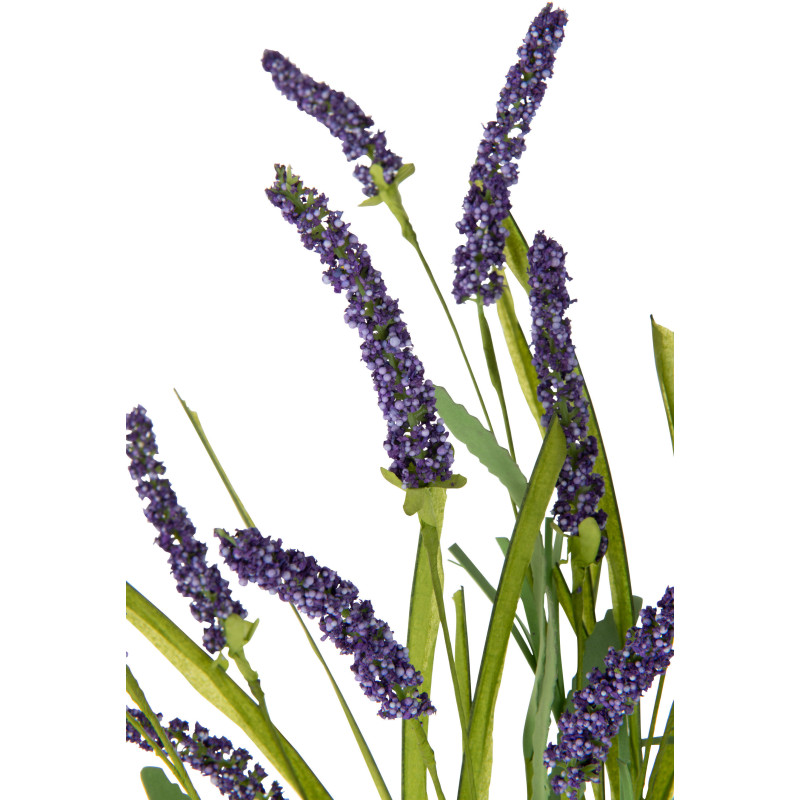 Fleur artificielle Lavande Hauteur 50 cm en Plastique Violet Vert - 2