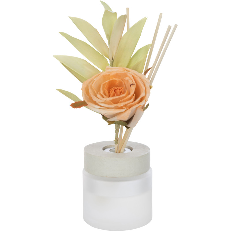 Diffuseur de parfum Fleur Orange Verre Evangelia - 1