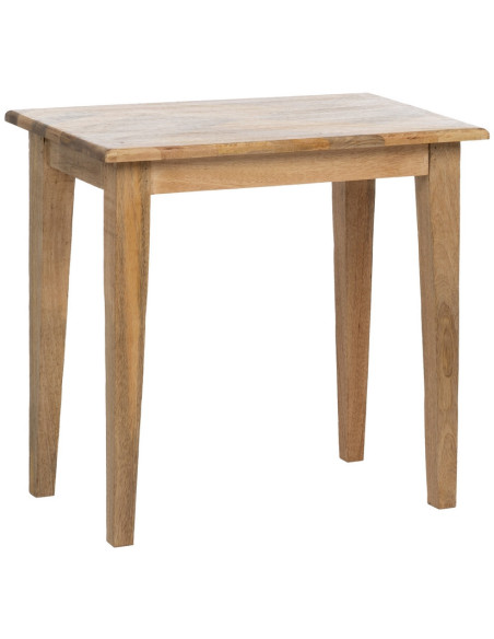 Table d'appoint gigogne Rectangulaire en Bois de manguier Naturel Madia (Lot de 3) - 3