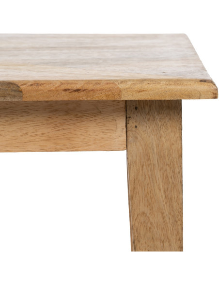 Table d'appoint gigogne Rectangulaire en Bois de manguier Naturel Madia (Lot de 3) - 7