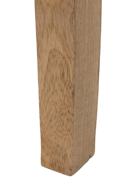 Table d'appoint gigogne Rectangulaire en Bois de manguier Naturel Madia (Lot de 3) - 10