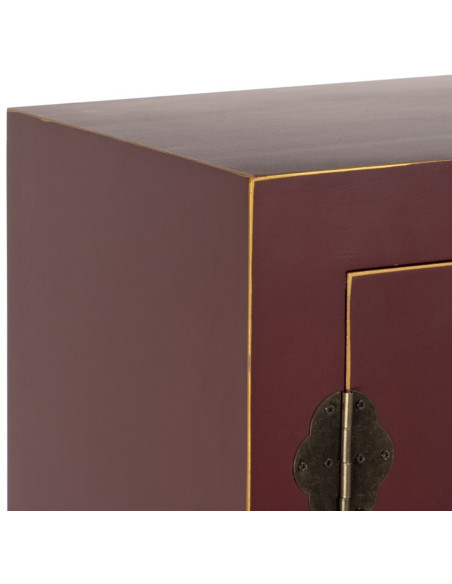 Armoire 2 portes 2 tiroirs en Bois de sapin Tuile Oriente - 7