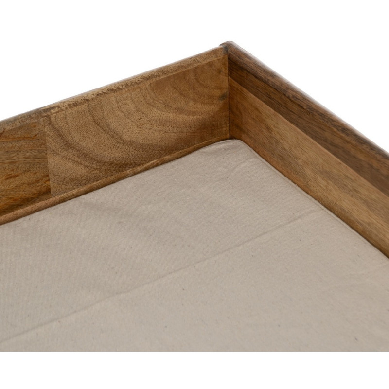 Banc d'entrée moderne 1 tiroir 1 place en Bois de manguier Naturel Othon - 8
