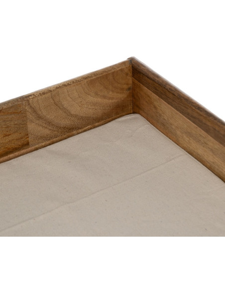 Banc d'entrée moderne 1 tiroir 1 place en Bois de manguier Naturel Othon - 8