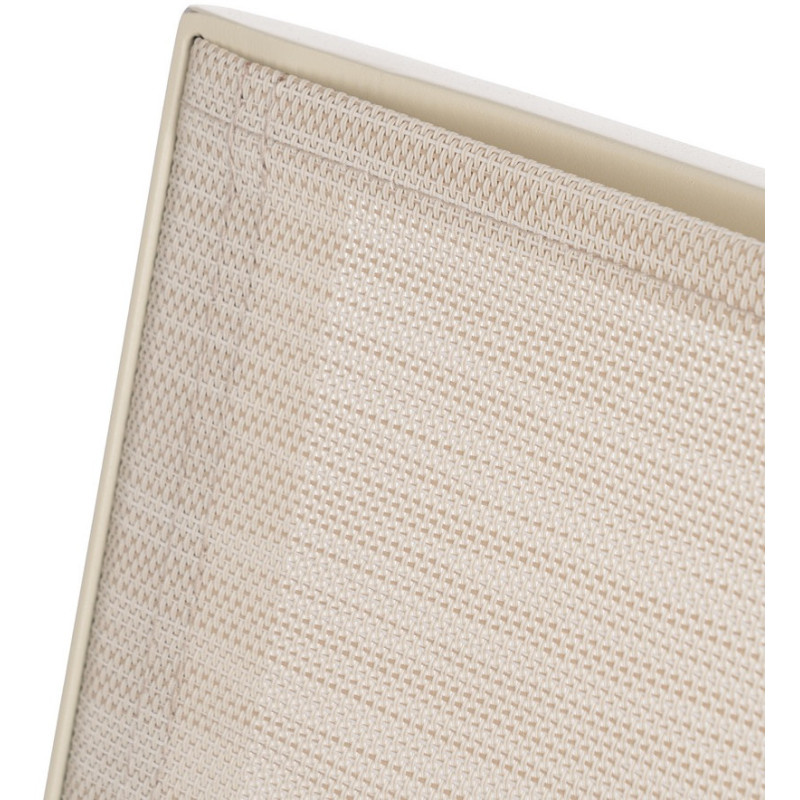Chaise de jardin haut de gamme en Textilène Métal Beige Nelia (Lot de 2) - 6