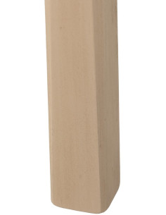 Console Rectangulaire en Bois de pin Crème Norah - 2