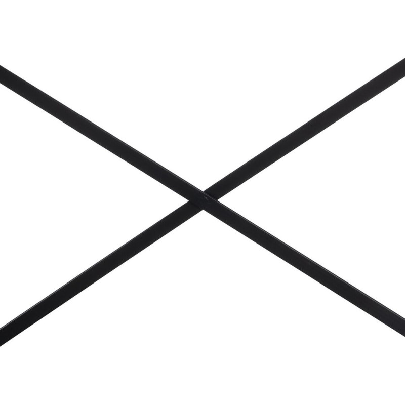 Étagère 2 niveaux en Bois de Xylosma Noir Naturel Métal Noir Oslo - 5