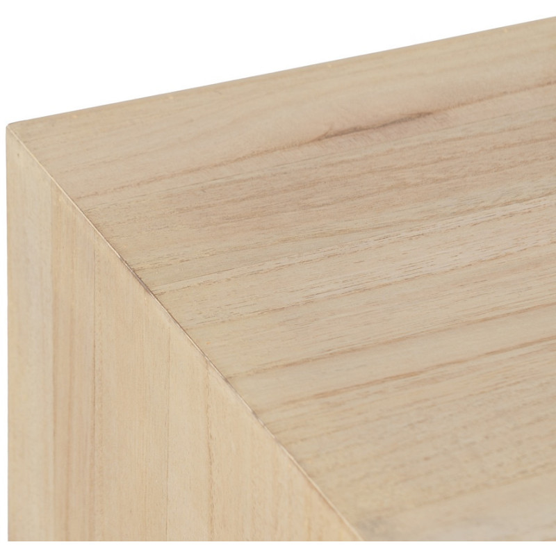 Console moderne Rectangulaire 6 tiroirs en Bois MDF Naturel Dania - 3