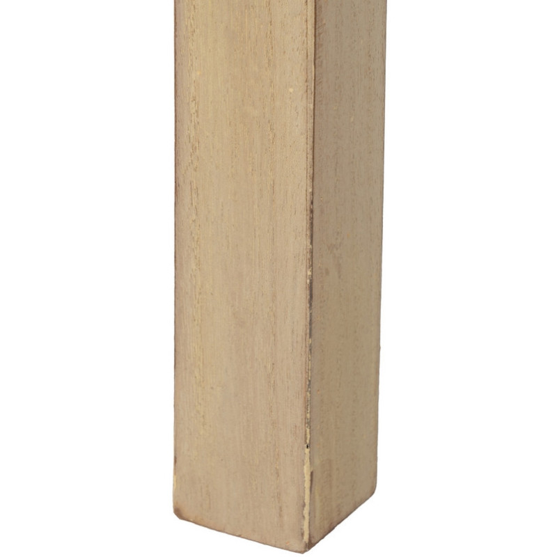 Console moderne Rectangulaire 6 tiroirs en Bois MDF Naturel Dania - 10