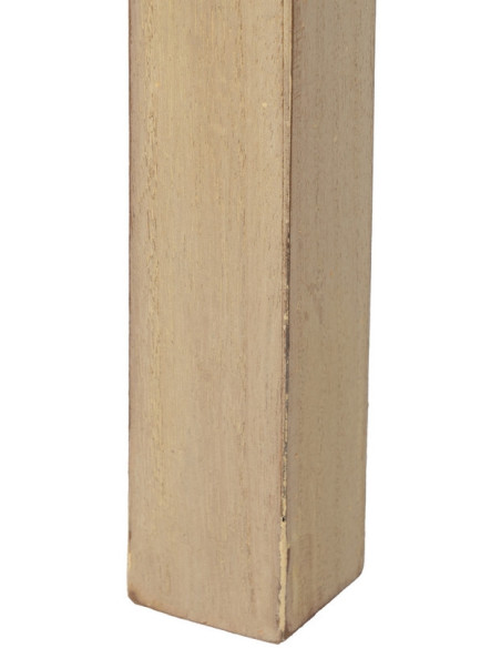 Console moderne Rectangulaire 6 tiroirs en Bois MDF Naturel Dania - 10