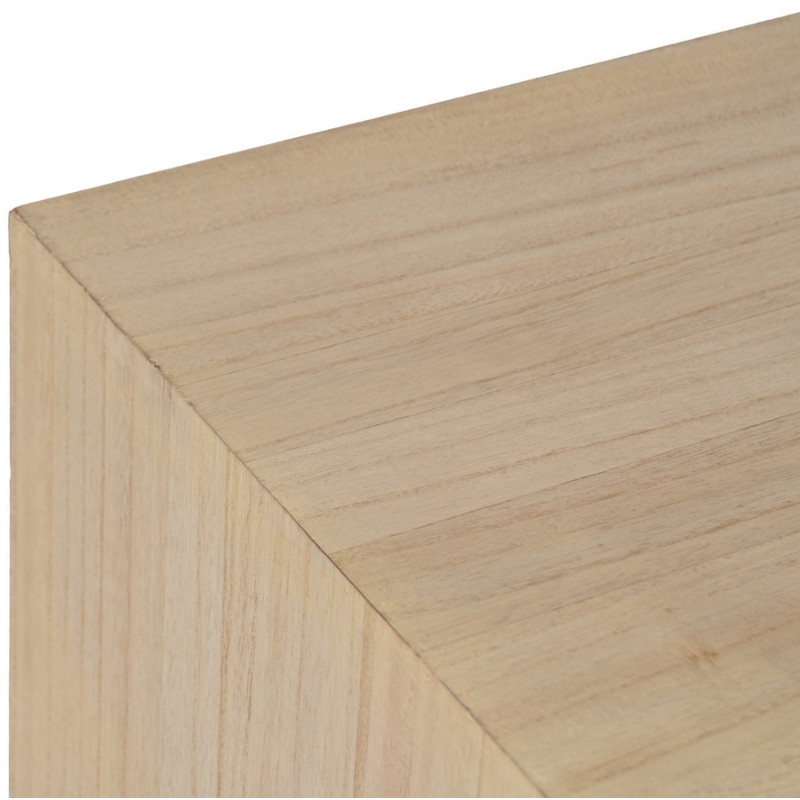 Chevet moderne 3 tiroirs en Bois MDF Naturel Dania - 3