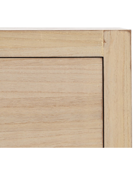 Chevet moderne 3 tiroirs en Bois MDF Naturel Dania - 7