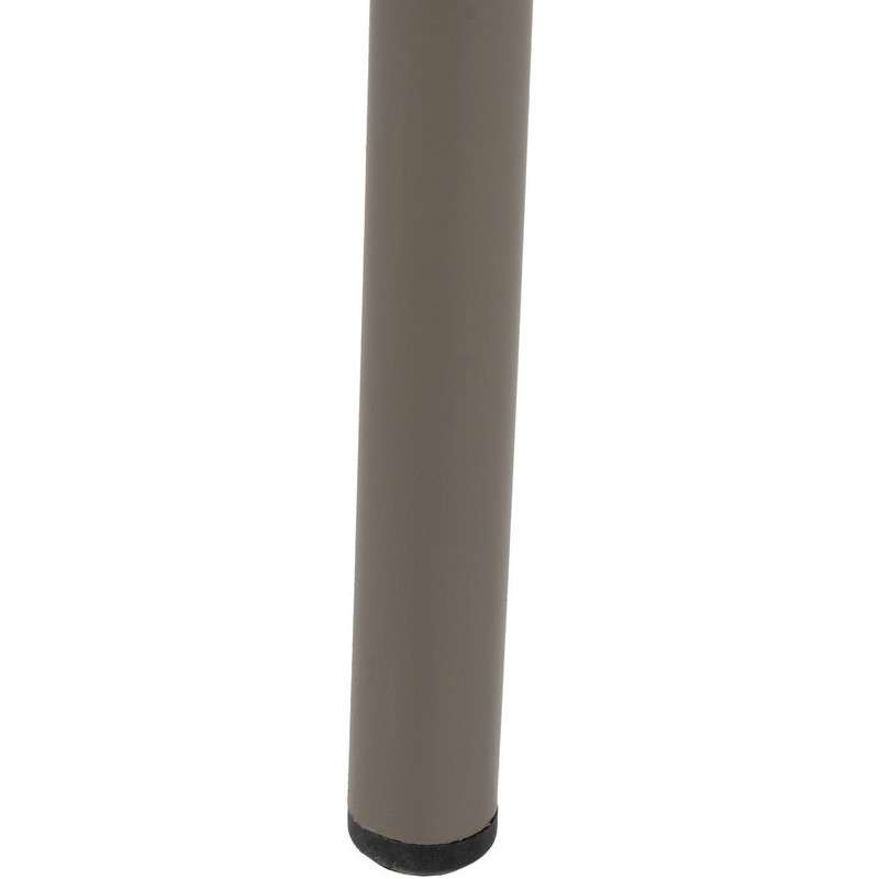 Fauteuil de table extérieur moderne en Rotin polyéthylène Naturel Tressé Métal Gris Garin (Lot de 2) - 11